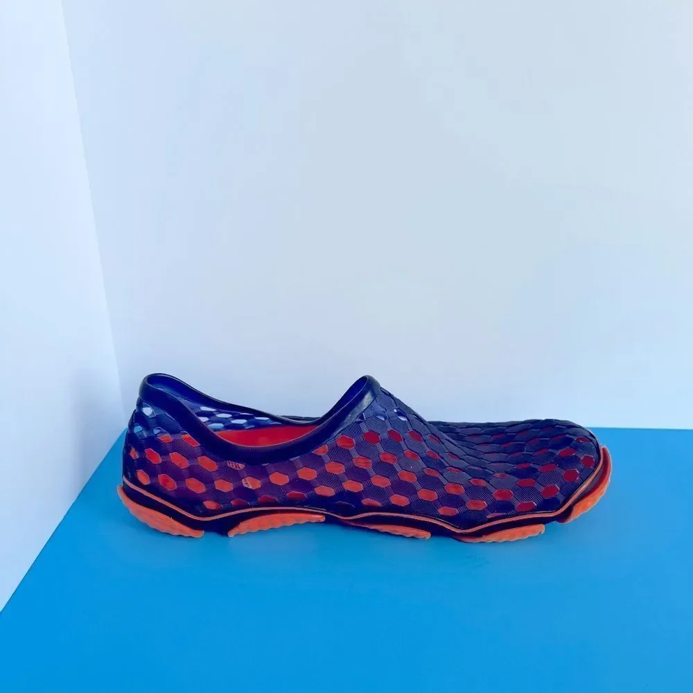 Men's Blue and Orange cool Swim and Beach Shoes